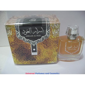 Asraar Al Oud  أسرار العود By Lattafa Perfumes (Woody, Sweet Oud, Bakhoor) Oriental Perfume100 ML Sealed Box 